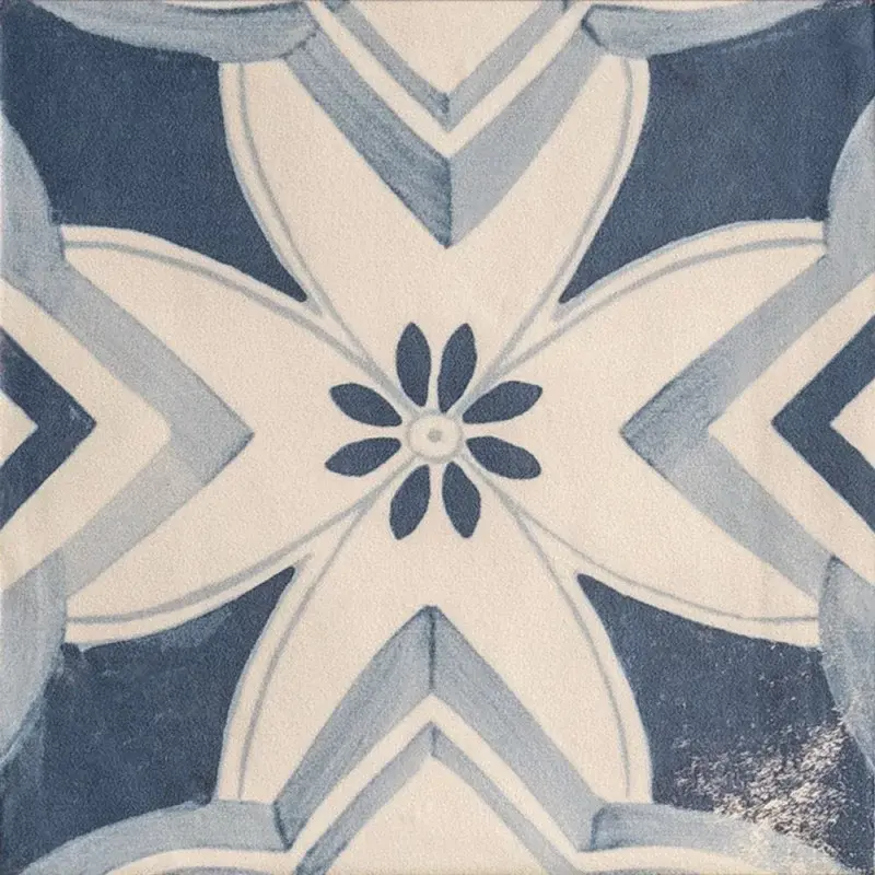 Carrelage effet carreaux de ciment Marlow Carolina 11,5x11,5 cm de Nanda Tiles